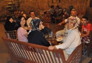 Kaleoğlu Mağarası’nda serinlik keyfi yaşıyorlar