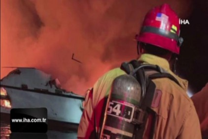 Kaliforniya'daki tekne kazasında 25 kişinin cesedi bulundu