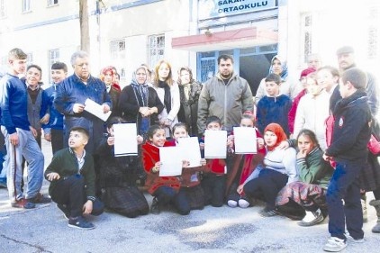 Kalorifer yanmayınca öğrenci ve veliler ayaklandı