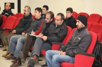 Kaloriferi yakma semineri düzenlendi 