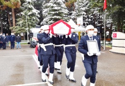 Kalp krizi sonucu şehit olan komiser yardımcısının cenazesi Kilis’e uğurlandı