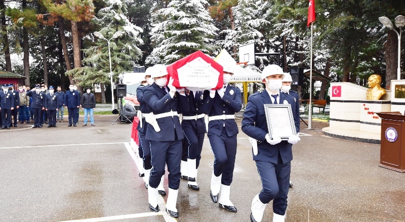 Kalp krizi sonucu şehit olan komiser yardımcısının cenazesi Kilis’e uğurlandı
