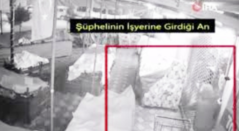 Kameralara yakalanan hırsızlar, polisten de kaçamadı