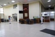 Kamu binaları dezenfekte edildi