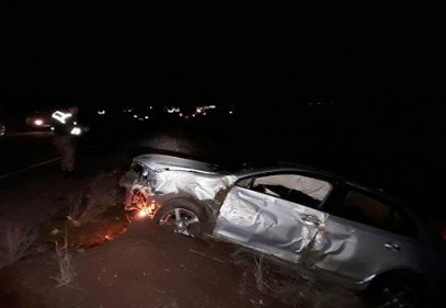 Kamyonetle otomobil çarpıştı: 7 yaralı 