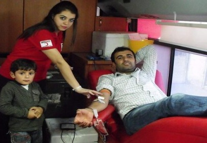 Kan bağışına ilgi var 