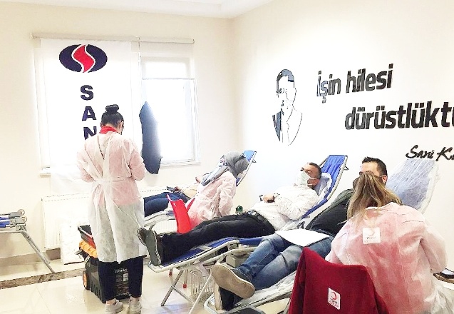 Kan stoklarına katkı sağlandı