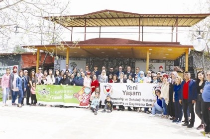 Kanser hastalarına piknik morali 