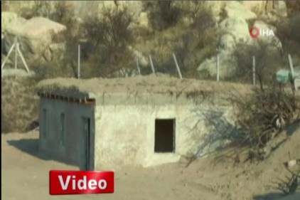 Kapadokya&#039;da üzeri toprakla kapatılan kaçak yapı yıkıldı