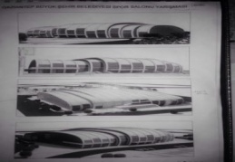 Kapalı Spor Salonu Mimari Fikir Projesinde derece yaptı