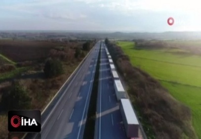 Kapıkule'de tarihi rekor: tam bin 161 tır