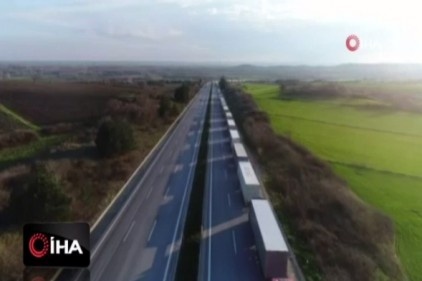 Kapıkule&#039;de tarihi rekor: tam bin 161 tır