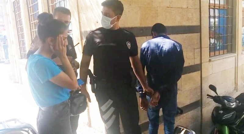 Kapkaçcı kaptı, ama kaçamadı