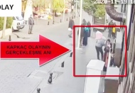 Kapkaççı önce güvenlik kameralarına sonra polise yakalandı