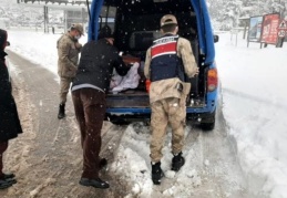 Kar kalınlığı 90 santimi buldu