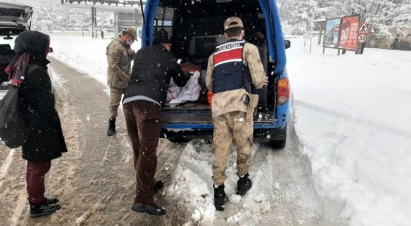 Kar kalınlığı 90 santimi buldu