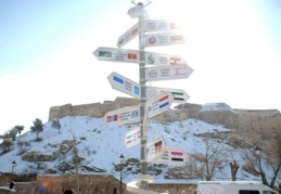 Kar sonrası karpostallık görüntüler