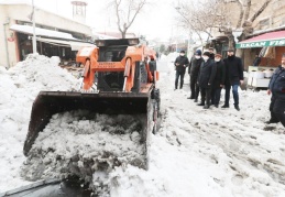 Kar temizleme çalışmaları sürüyor