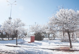 Kar yağışı sonrasında ortaya kartpostallık görüntüler çıktı