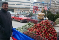 Kar yerden kalkmadan badem geldi