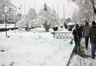 Kara kış Afyonkarahisar’a Nisan’da geri geldi