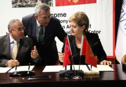 Karadağ’ın Cetinje kentinden sonra bu kez de Kotor şehri ile kardeş oldu