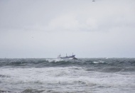 Karadeniz'de Rus bandıralı kuru yük gemisi battı