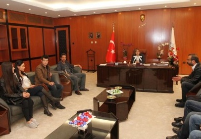 Karagül ekibi, Şahin’i ziyaret etti
