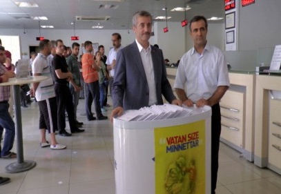 Karakollara bayram tebriği gönderdi