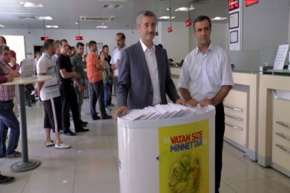 Karakollara bayram tebriği gönderdi
