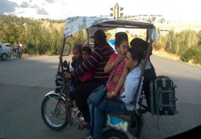 Karavan gibi motosiklet