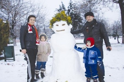 Karın keyfini çıkardılar