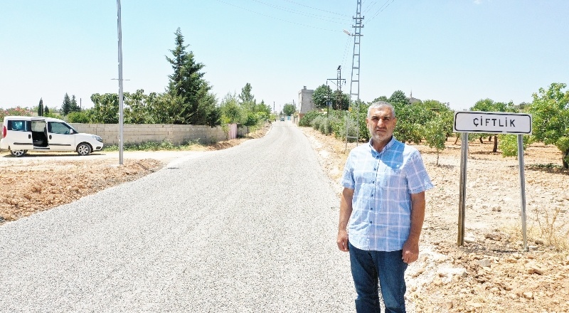 Karkamış kırsalında 22 bin 500 metrelik yol yapıldı