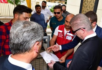 Karkamış Sınır Kapısında incelemelerde bulundu