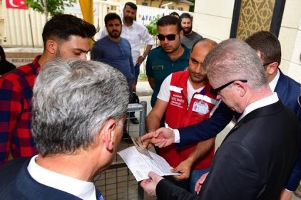 Karkamış Sınır Kapısında incelemelerde bulundu