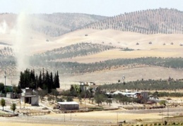 Karkamış Sınır Kapısı'nın Suriye tarafında büyük patlama