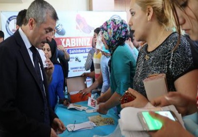 Karne hediyesini duyan belediyeye koştu