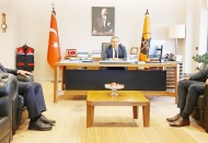 Kaymakam Sevgili ve Başkan Doğru’dan Fidan’a ziyaret