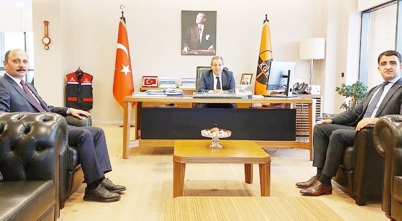 Kaymakam Sevgili ve Başkan Doğru’dan Fidan’a ziyaret