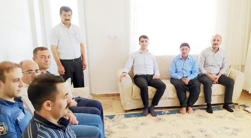 Kaymakam Sevgili ve Başkan Doğru'dan şehit ailelerine ziyaret