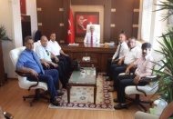 Kaymakam Yılmaz’ı ziyaret ettiler