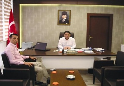 Kaymakam’a hoşgeldin ziyaretleri sürüyor
