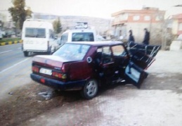 Kazada bir kişi yaralandı