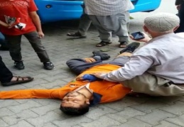 Kazada yaralanan 3 kişi hastaneye kaldırıldı