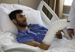 Kazadan kurtulan damat olayın şokunu atlatamadı