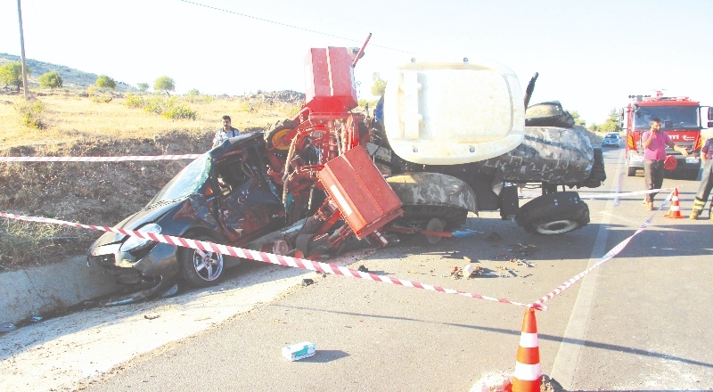 Kazalarda 5 kişi yaralandı