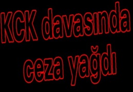 KCK davasında ceza yağdı