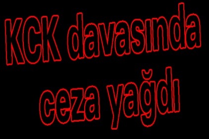 KCK davasında ceza yağdı