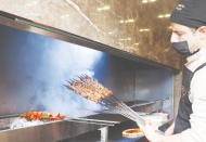 Kebapçılara akın ettiler