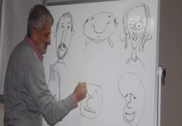 Kekememeydim, kendimi çizerek ifade ettim